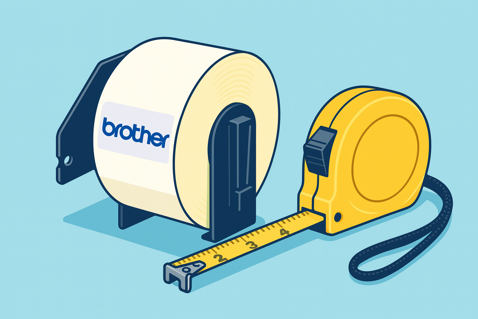 Brother DK-maattabel: compleet overzicht