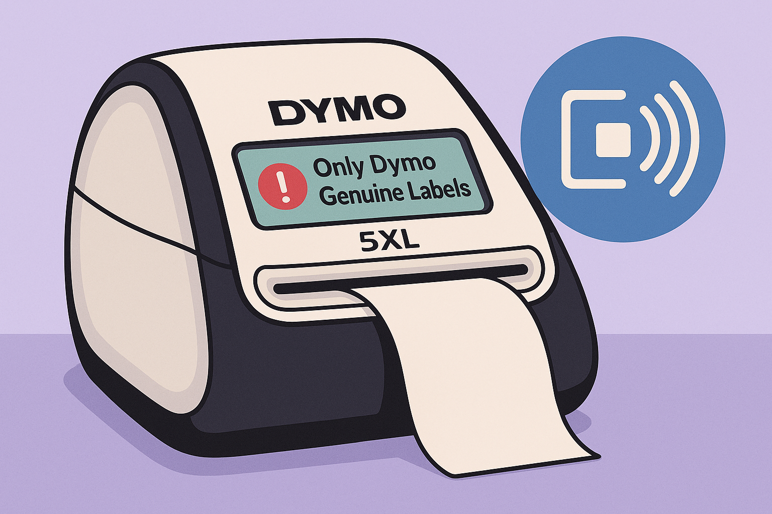Dymo 550 / 5XL foutmelding “Only Dymo Genuine Labels” – Oplossing