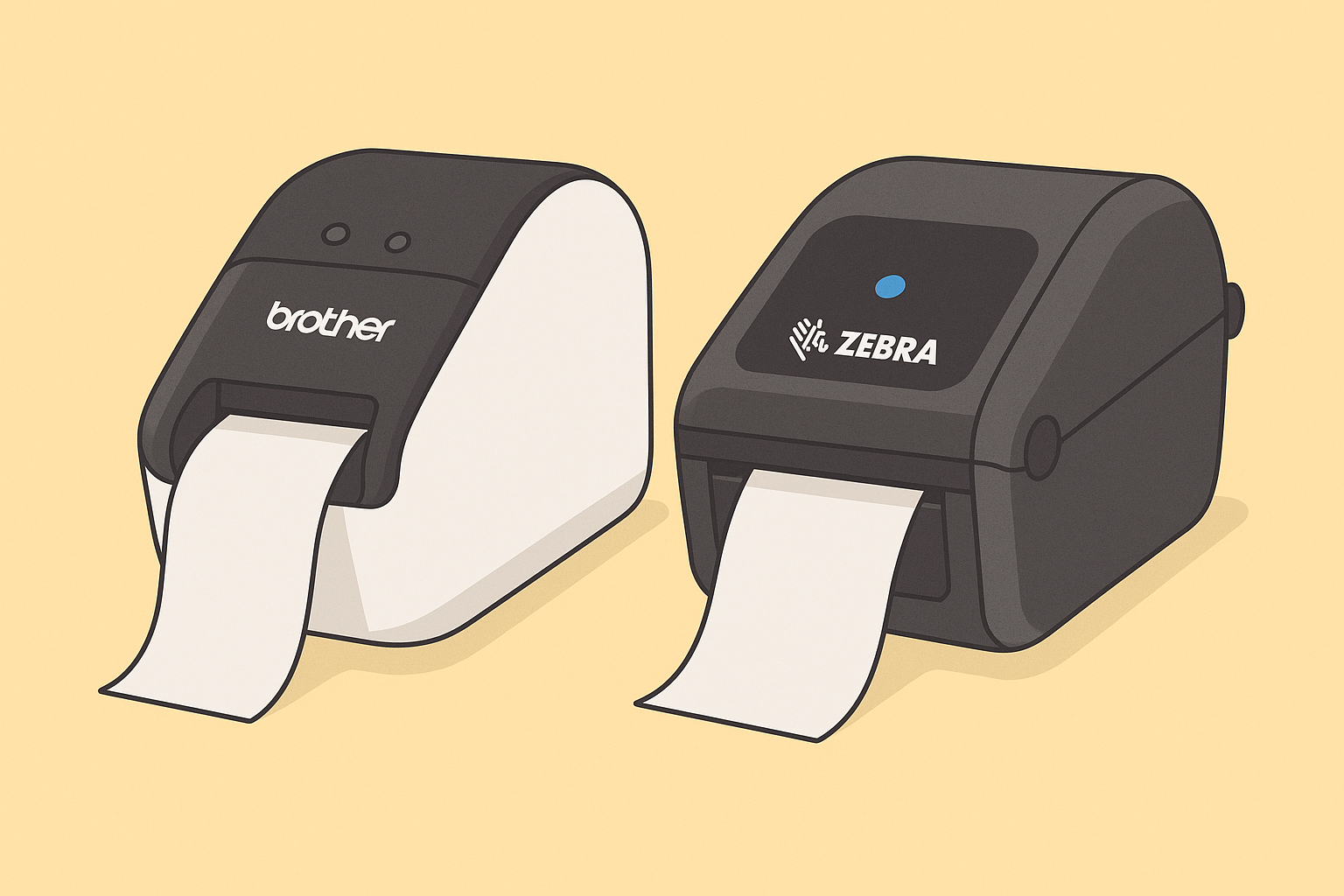 Waarom Brother en Zebra labelprinters een betere keuze zijn dan Dymo