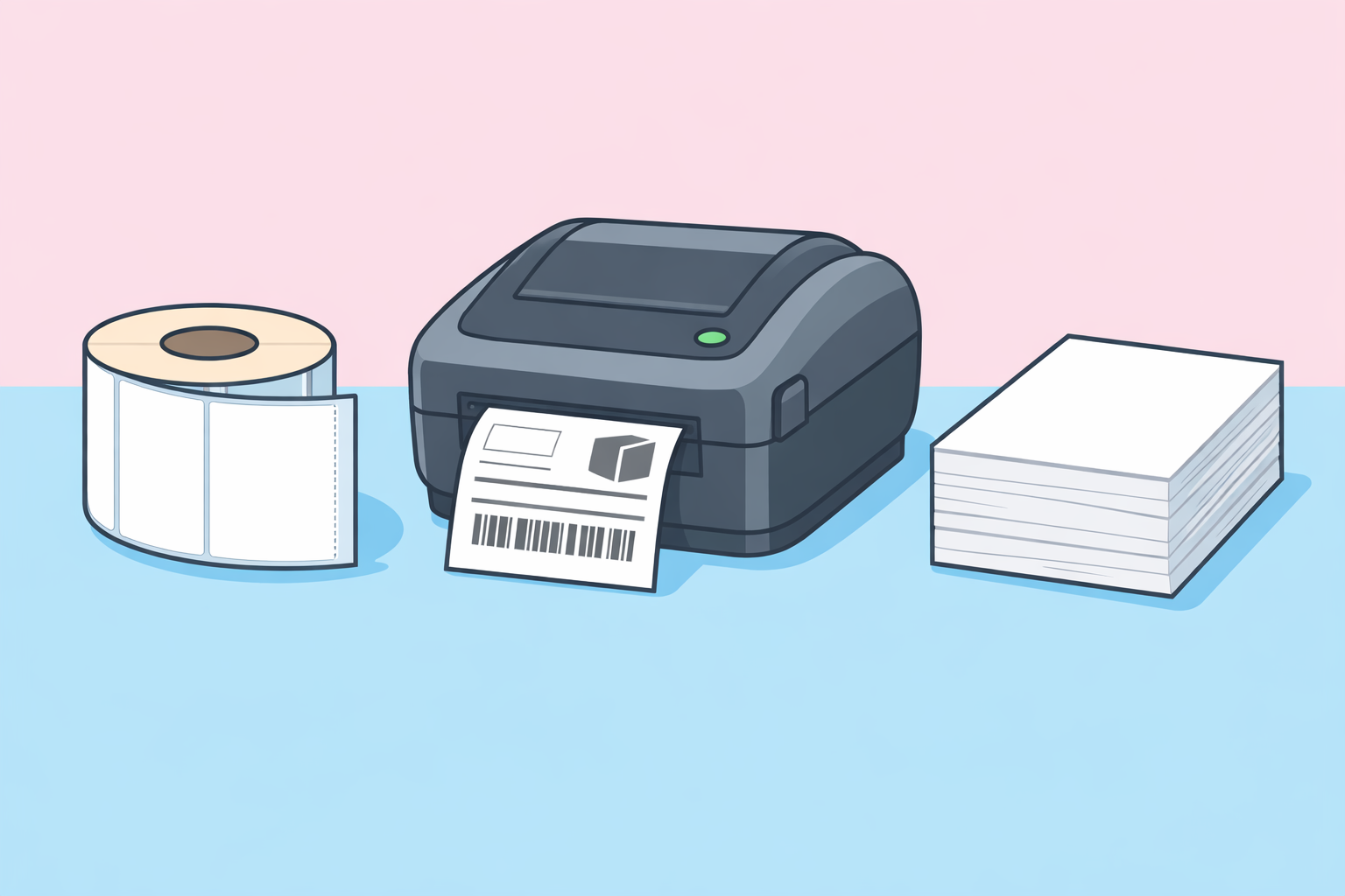 Rol of fanfold labels: welke keuze is het beste voor uw labelprinter?