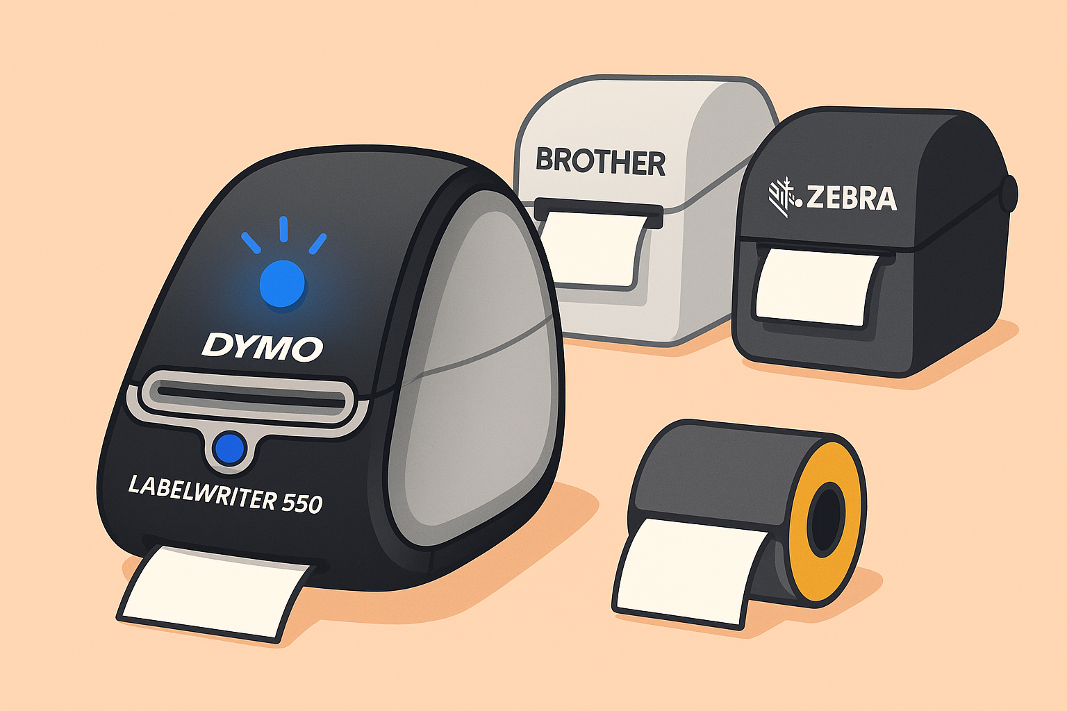 Lampje Dymo-printer blijft knipperen? Dit is waarom