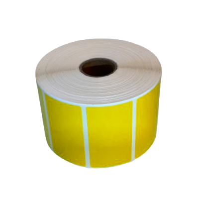JINO gele labels, 57 x 32mm, 1500 etiketten