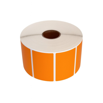 Thermische labels 57 x 32 oranje