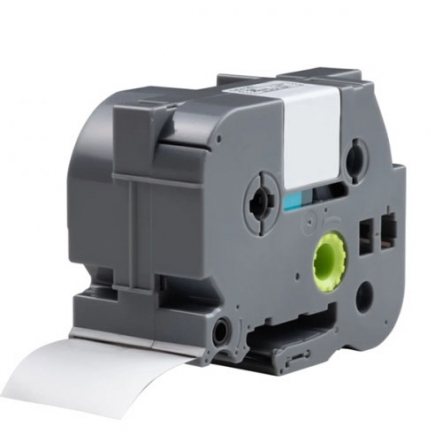Brother TZe-161 compatible lettertape zwart op transparant 36mm