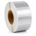 Zebra compatible labels zilver, 51 x 25mm, kunststof, 2580 etiketten, thermisch transfer