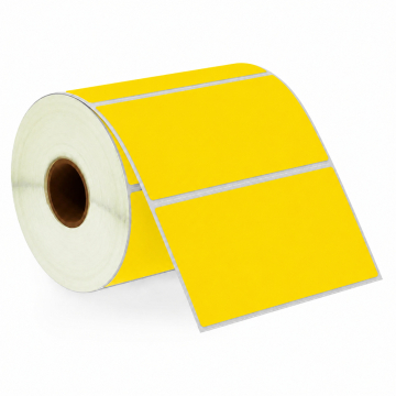 Thermische labels 102 x 50 geel